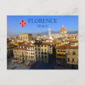 Panoramisch Uitzicht van Florence, Briefkaart van (Voorkant)