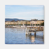 Panoramisch uitzicht van Genève, Zwitserland Magneet (Voorkant)