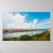 Panoramisch Uitzicht van Havana, Cuba Poster (Voorkant)