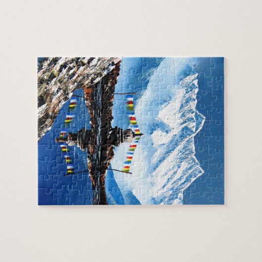 Panoramisch Uitzicht van het Annapurnagebergte Nep Legpuzzel (Horizontaal)