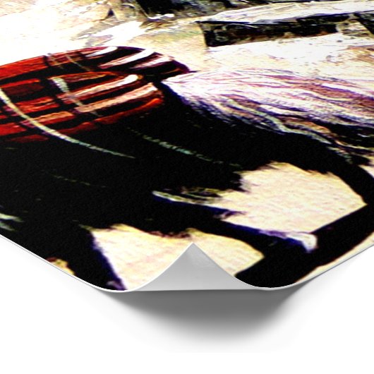 Panoramisch Uitzicht van het Annapurnagebergte Nep Poster (Hoek)