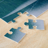 Panoramisch uitzicht van het Bled-meer met de pelg Legpuzzel (Zijkant)