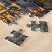Panoramisch Uitzicht van het Cityscape bij Dusk Legpuzzel (Zijkant)