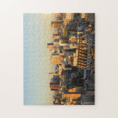 Panoramisch Uitzicht van het Cityscape bij Dusk Legpuzzel (Verticaal)