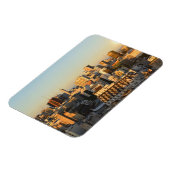 Panoramisch Uitzicht van het Cityscape bij Dusk Magneet (Linkerzijde)