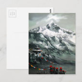 Panoramisch Uitzicht van het Everest-basiskamp Briefkaart (Voorkant / Achterkant)