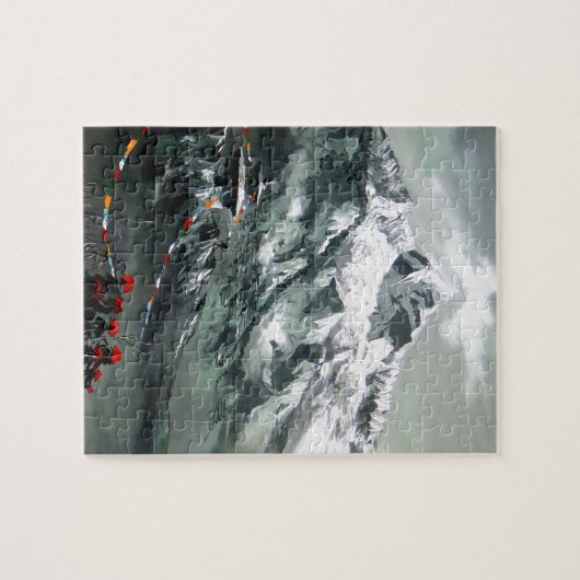 Panoramisch Uitzicht van het Everest-basiskamp Legpuzzel (Horizontaal)