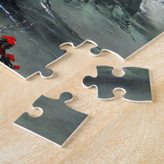 Panoramisch Uitzicht van het Everest-basiskamp Legpuzzel (Zijkant)