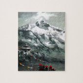 Panoramisch Uitzicht van het Everest-basiskamp Legpuzzel (Verticaal)