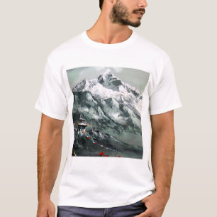 Panoramisch Uitzicht van het Everest-basiskamp T-shirt
