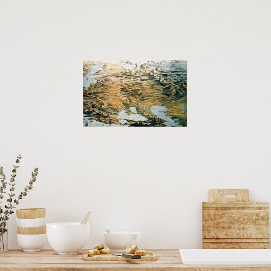 Panoramisch uitzicht van het gehele Russische Rijk Poster (Keuken)