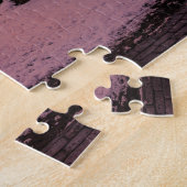 Panoramisch uitzicht van het sneeuwpark tijdens de legpuzzel (Zijkant)