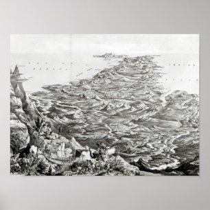 Panoramisch uitzicht van India Poster