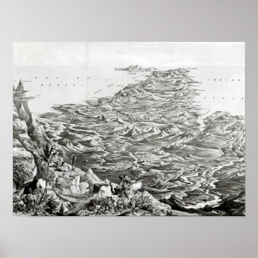 Panoramisch uitzicht van India Poster (Voorkant)