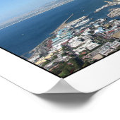 Panoramisch Uitzicht van Kaapstad, Zuid-Afrika Poster (Hoek)