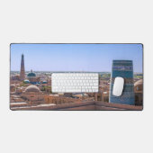 Panoramisch uitzicht van Khiva - Oezbekistan Bureaumat (Keyboard & Muis)