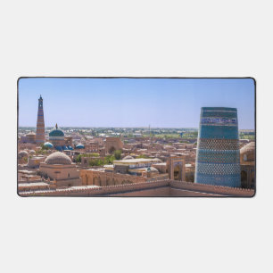 Panoramisch uitzicht van Khiva - Oezbekistan Bureaumat