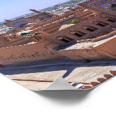 Panoramisch uitzicht van Khiva - Oezbekistan Poster (Hoek)