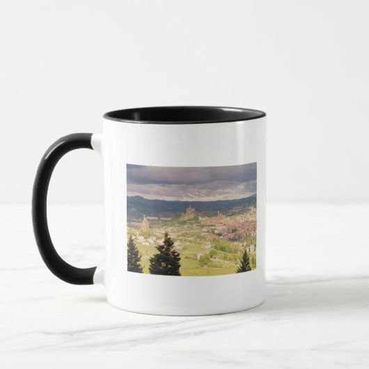 Panoramisch uitzicht van Le-Puy-en-Velay Mok (Links)