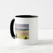 Panoramisch uitzicht van Le-Puy-en-Velay Mok (Voorkant links)