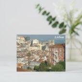 Panoramisch uitzicht van Lissabon Briefkaart (Staand voorkant)