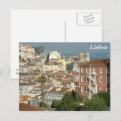 Panoramisch uitzicht van Lissabon Briefkaart (Voorkant / Achterkant)