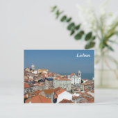 Panoramisch uitzicht van Lissabon Briefkaart (Staand voorkant)