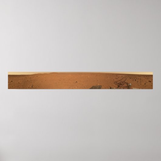 Panoramisch uitzicht van Mars 10 Poster (Voorkant)