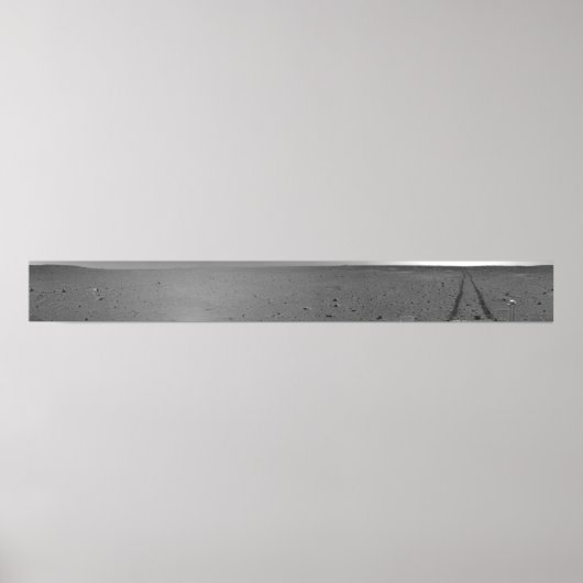 Panoramisch uitzicht van Mars 11 Poster (Voorkant)