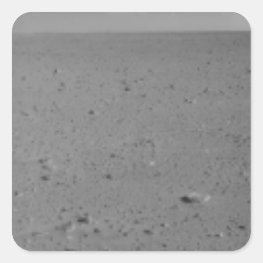 Panoramisch uitzicht van Mars 11 Vierkante Sticker (Voorkant)