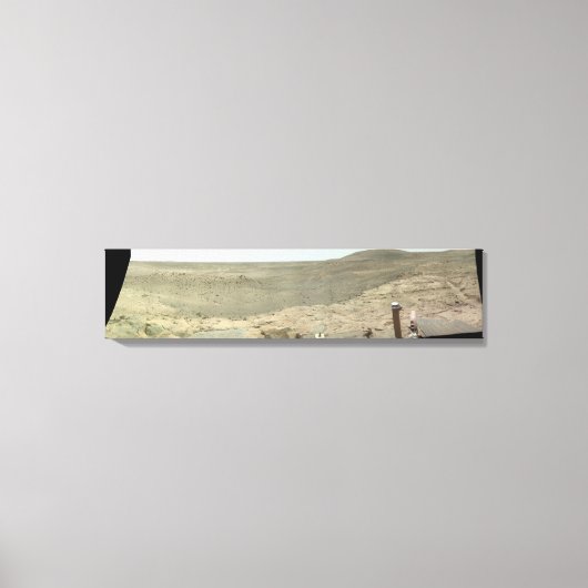 Panoramisch uitzicht van Mars 2 Canvas Afdruk (Voorkant)