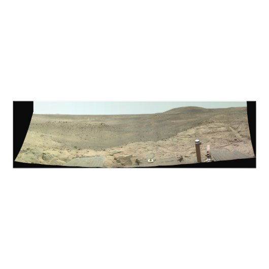 Panoramisch uitzicht van Mars 2 Foto Afdruk (Voorkant)