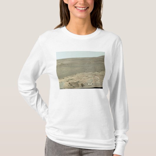 Panoramisch uitzicht van Mars 2 T-shirt (Voorkant)