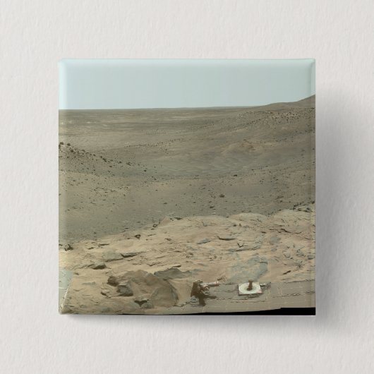Panoramisch uitzicht van Mars 2 Vierkante Button 5,1 Cm (Voorkant)