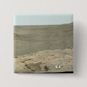 Panoramisch uitzicht van Mars 2 Vierkante Button 5,1 Cm