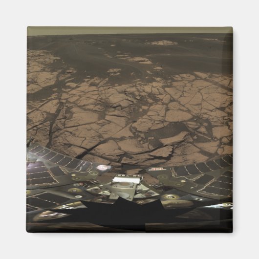 Panoramisch uitzicht van Mars 3 Magneet (Voorkant)