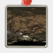 Panoramisch uitzicht van Mars 3 Metalen Ornament (Voorkant)