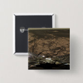 Panoramisch uitzicht van Mars 3 Vierkante Button 5,1 Cm (Voorkant /achterkant)