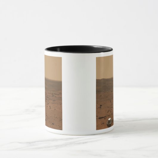 Panoramisch uitzicht van Mars 4 Mok (Midden)