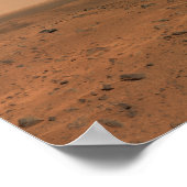 Panoramisch uitzicht van Mars 4 Poster (Hoek)