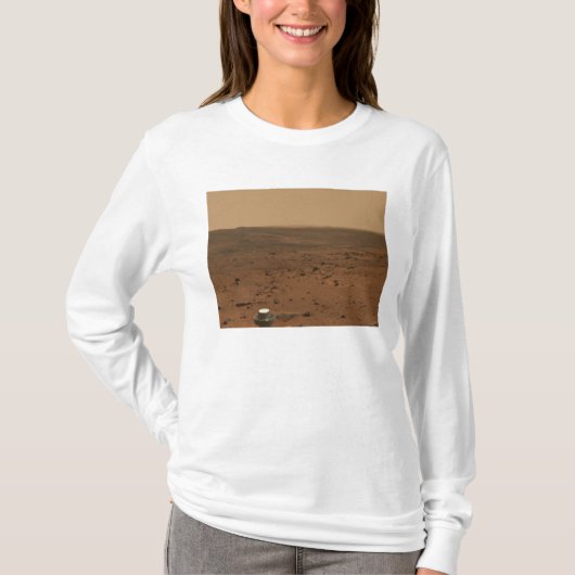 Panoramisch uitzicht van Mars 4 T-shirt (Voorkant)