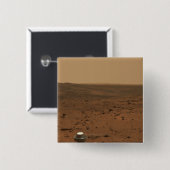 Panoramisch uitzicht van Mars 4 Vierkante Button 5,1 Cm (Voorkant /achterkant)