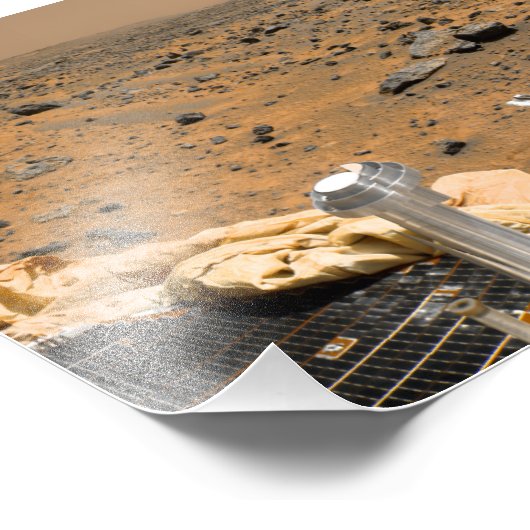 Panoramisch uitzicht van Mars 5 Foto Afdruk (Hoek)