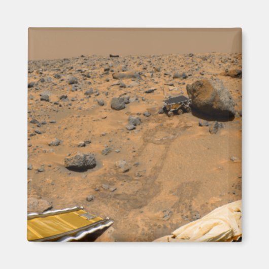 Panoramisch uitzicht van Mars 5 Magneet (Voorkant)