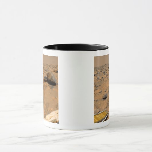 Panoramisch uitzicht van Mars 5 Mok (Midden)
