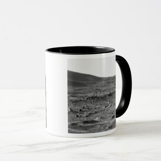 Panoramisch uitzicht van Mars 6 Mok (Voorkant rechts)