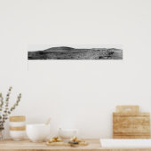 Panoramisch uitzicht van Mars 6 Poster (Keuken)