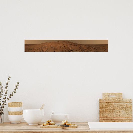 Panoramisch uitzicht van Mars 7 Poster (Keuken)