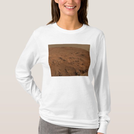 Panoramisch uitzicht van Mars 7 T-shirt (Voorkant)
