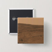 Panoramisch uitzicht van Mars 8 Vierkante Button 5,1 Cm (Voorkant /achterkant)